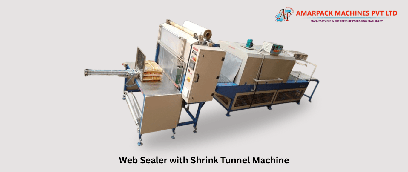 Web Sealer with Shrink Tunnel Machine