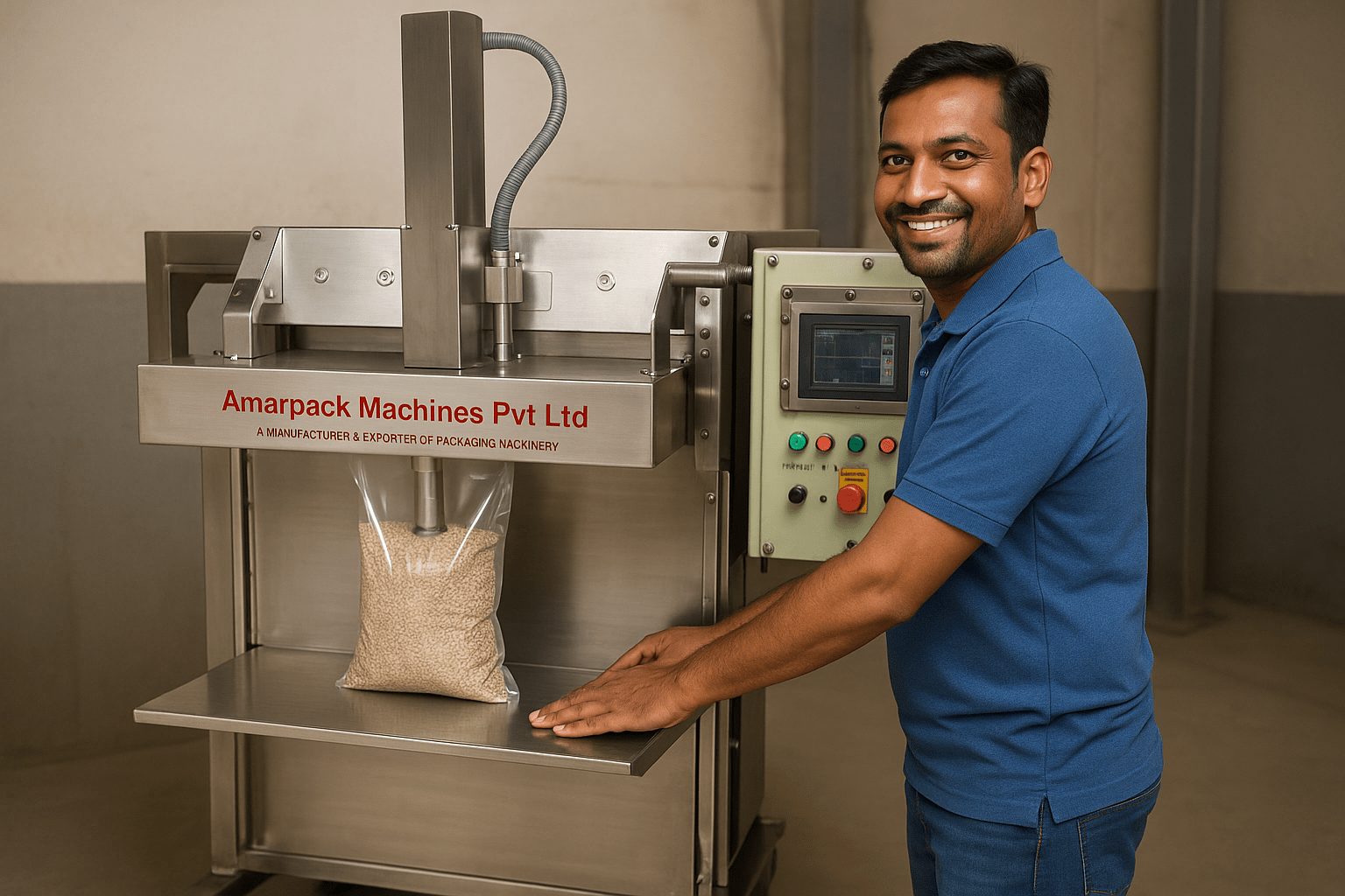 Nozzle Type Vacuum Packaging Machine
