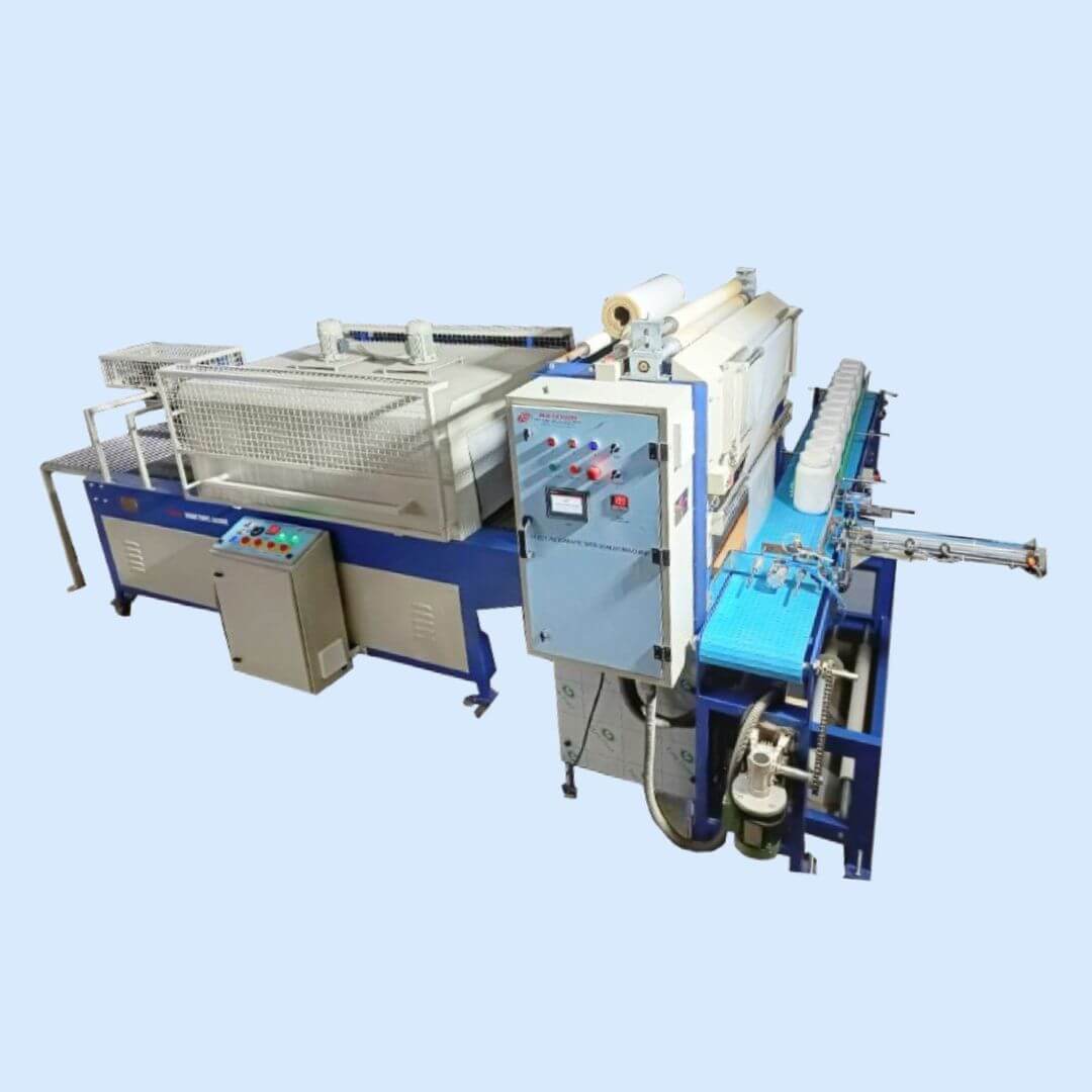 AUTOMATIC WEB SEALER WITH SHRINK WRAPPING MACHINE