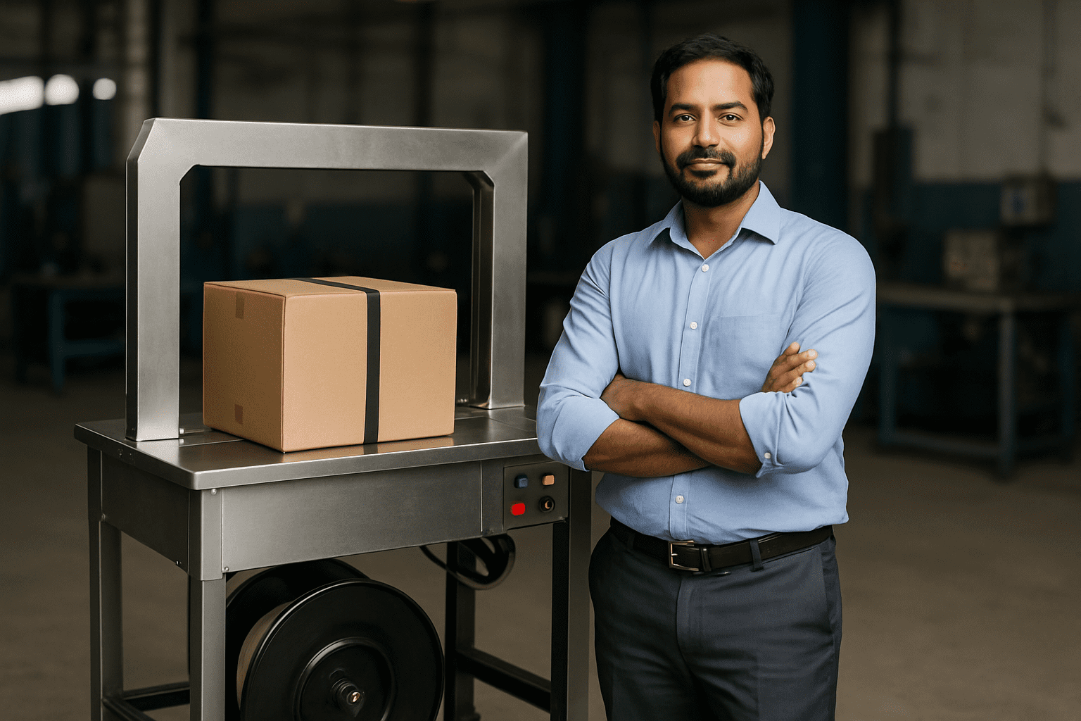 Box Strapping machine