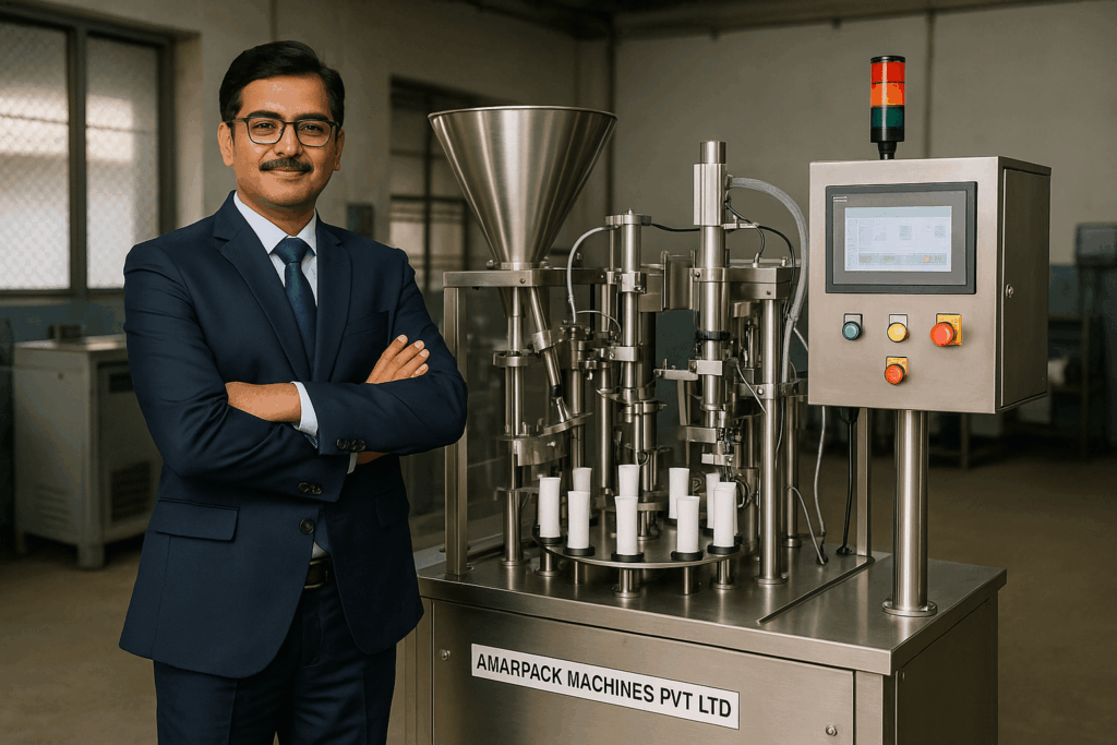 automatic tube filling & Sealing machine