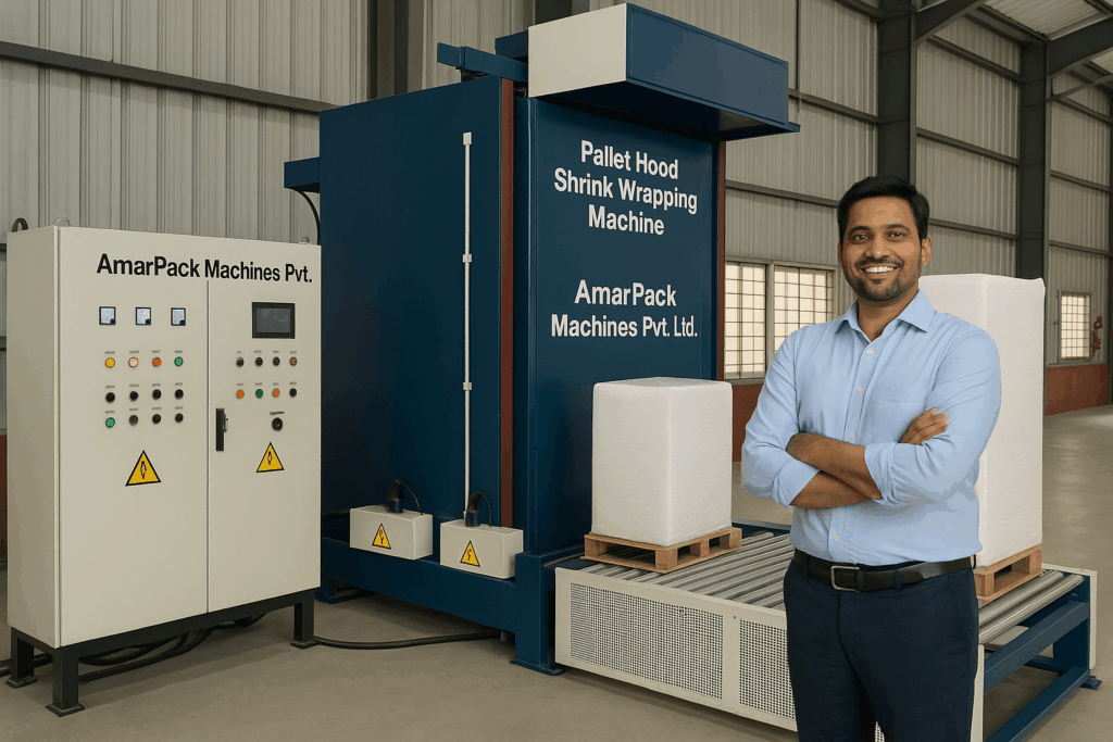 Pallet Hood Shrink Wrapping Machine