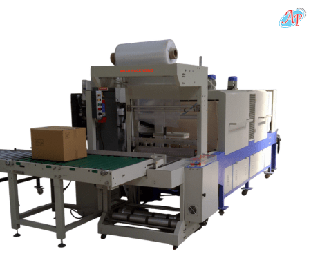 Web Sealer with Shrink Tunnel for Carton Boxes