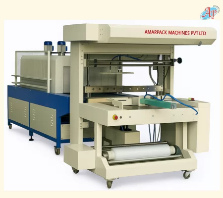 Semi Automatic Web Sealer with Shrink Tunnel for box packaging