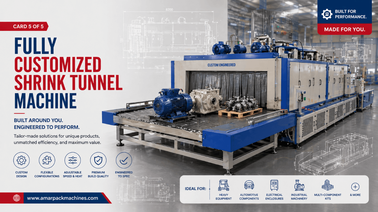 Fully Customizable Shrink Tunnel Machine