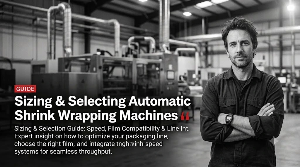 Automatic shrink wrapping machine sizing and selection guide by AmarPack