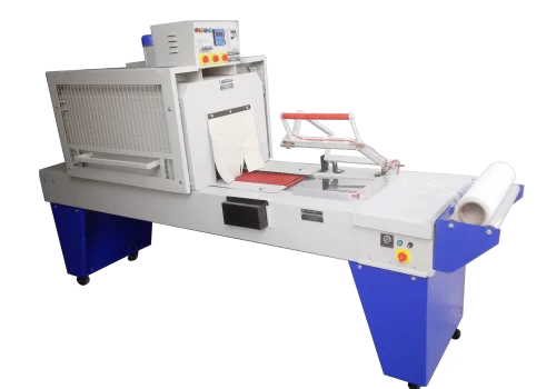 L-Sealer with Shrink Tunnel, Dates Box Shrink Wrapping Machine by AmarPack Machines Pvt Ltd, Books Shrink Packaging